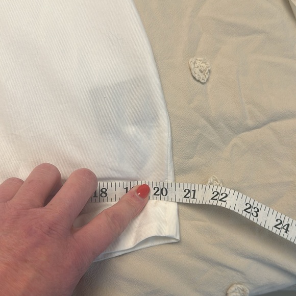 banana republic black label white button up blouse - Picture 9 of 9